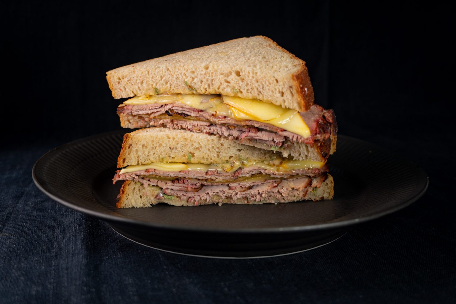 The Mouthgasm BBQ smoked brisket sandwich SY Selkie