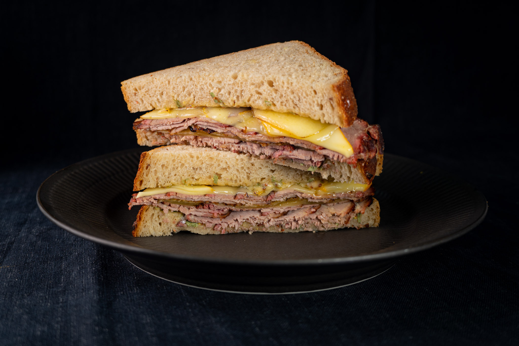 The Mouthgasm BBQ smoked brisket sandwich SY Selkie