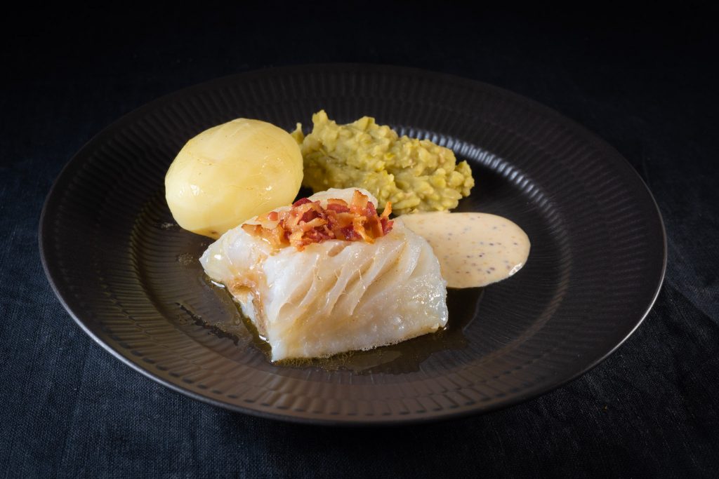 Traditional Norwegian lutefisk