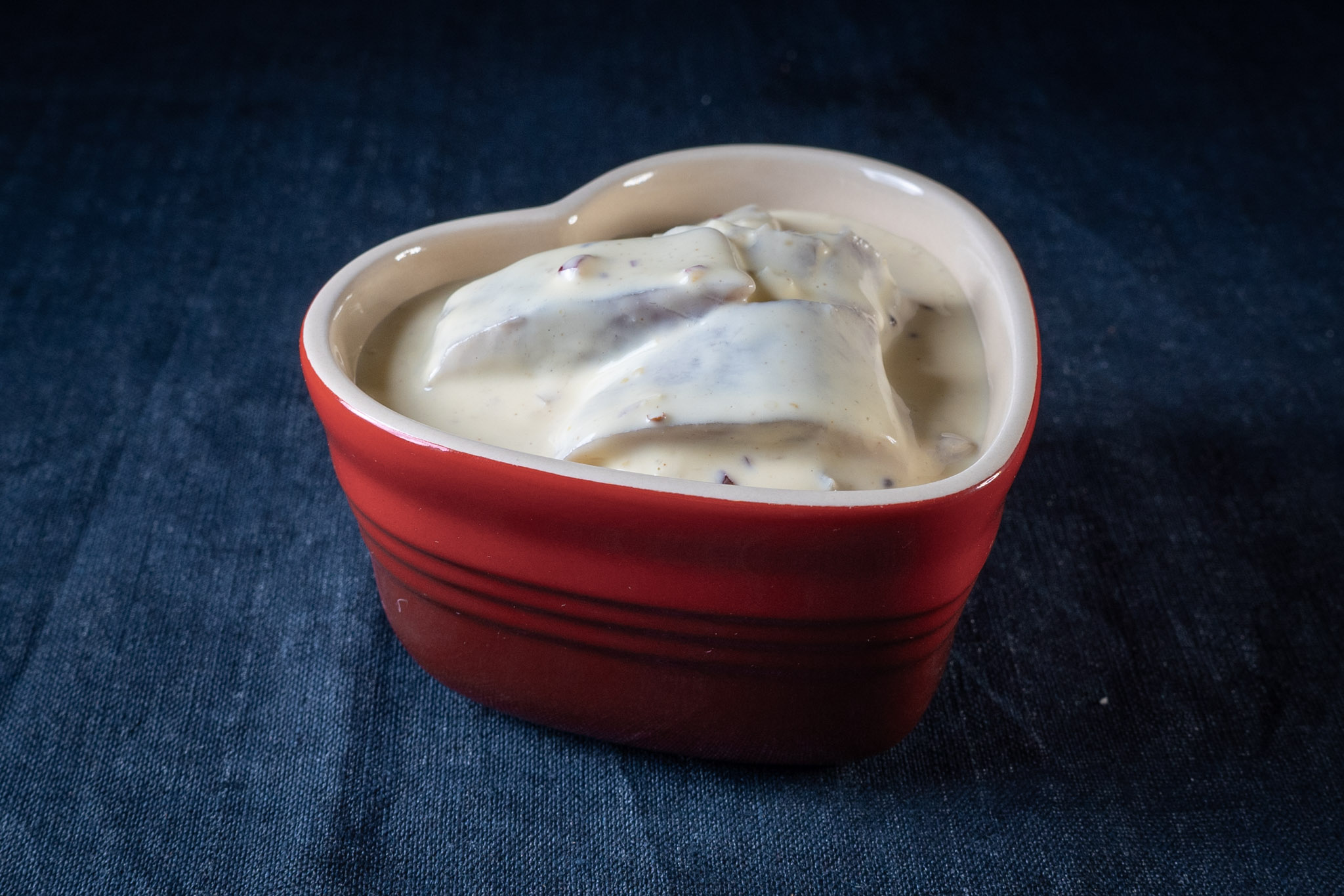 Norwegian pickled herring in creamy aquavit & mustard sauce - SY Selkie