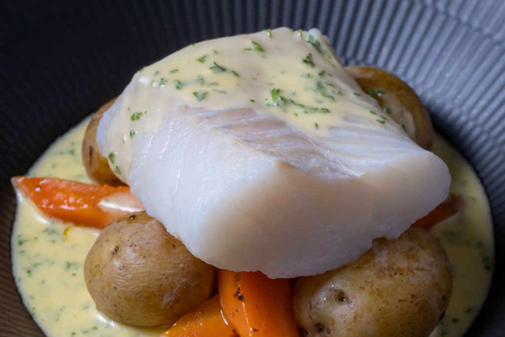 Traditional Norwegian Juletorsk Christmas cod & Sandefjordsmør - SY Selkie